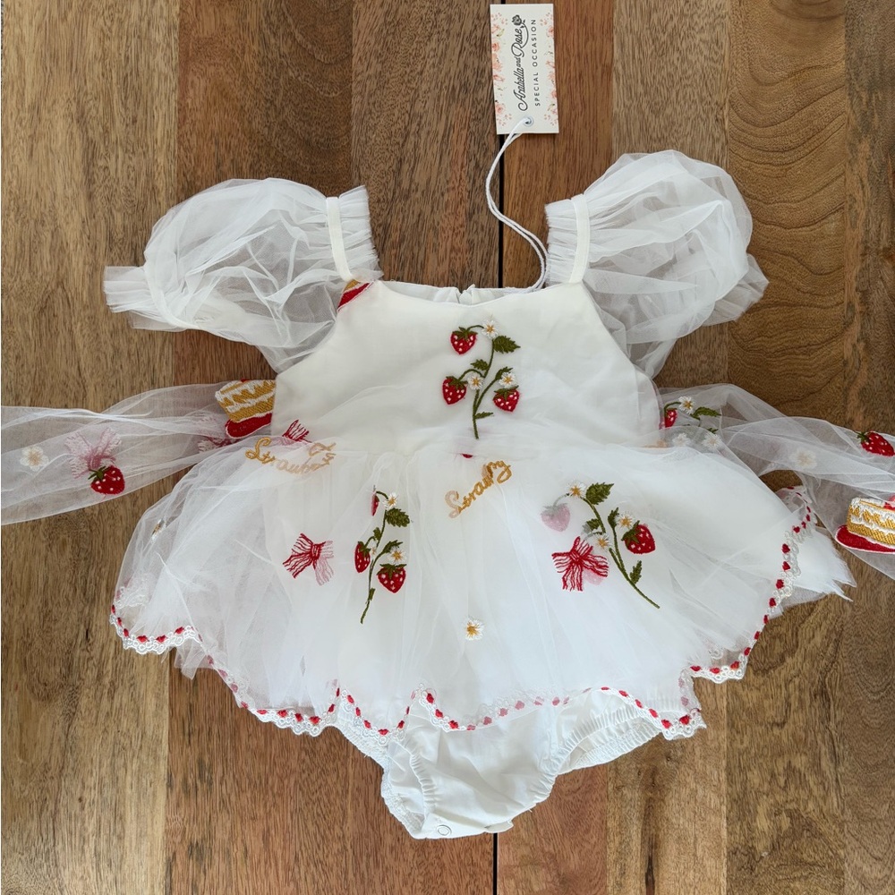 Arabella & Rose strawberry dress